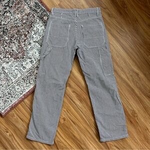 Bershka Striped Carpenter Chino Pants